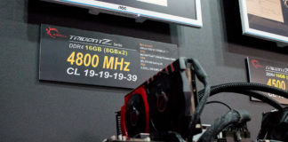 DDR4-frekvenser 4 800 MHZ