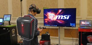 MSI VR Backpack ryggsäcksdator