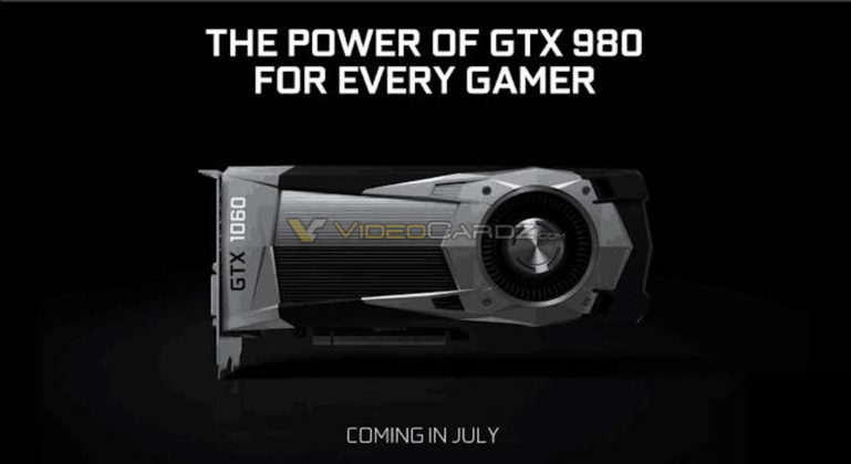 Geforce GTX 1060 kraftfullt som GTX 1080